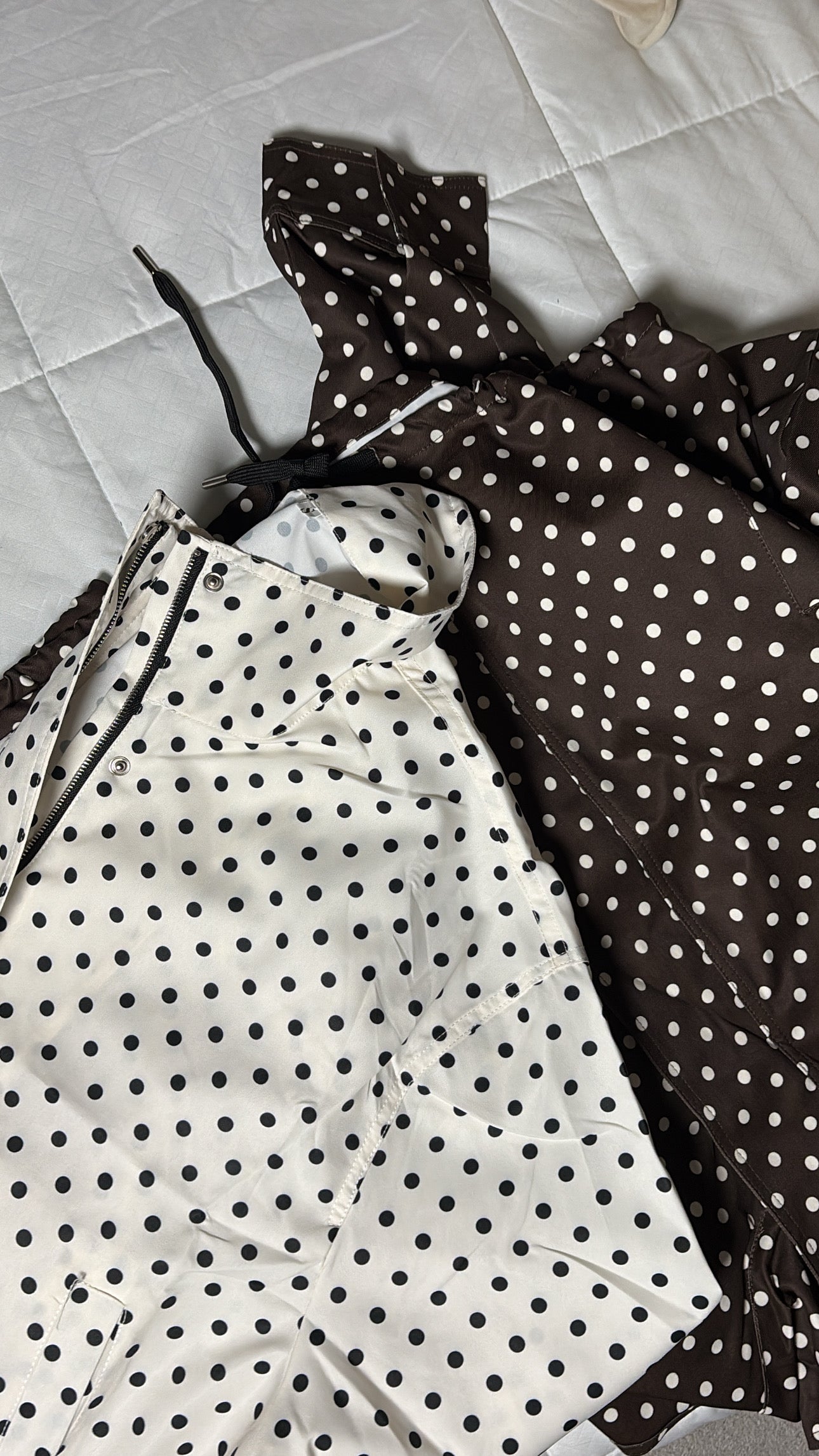 Polka Dots Jacket Brown