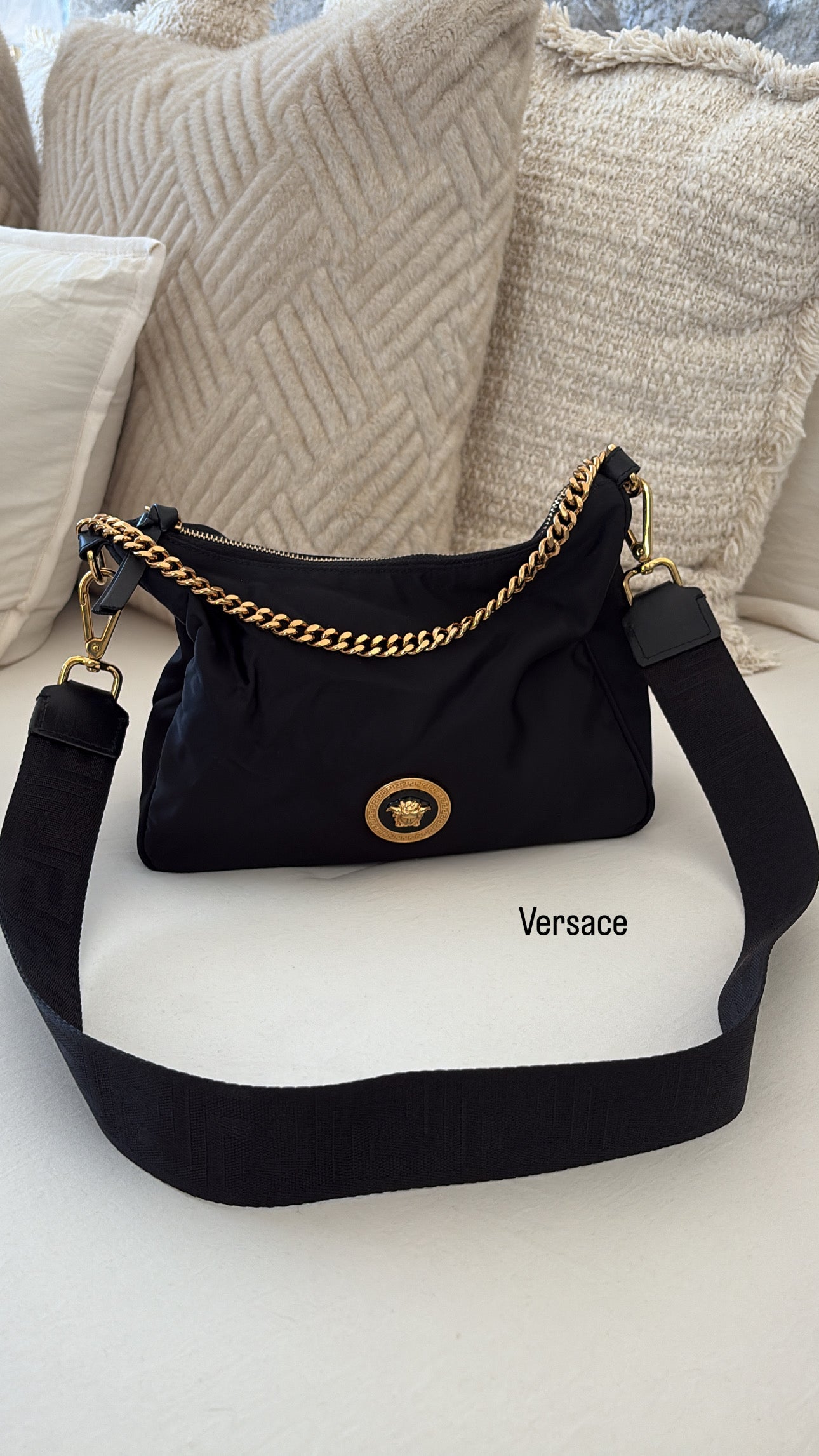 Versace nylon crossbody