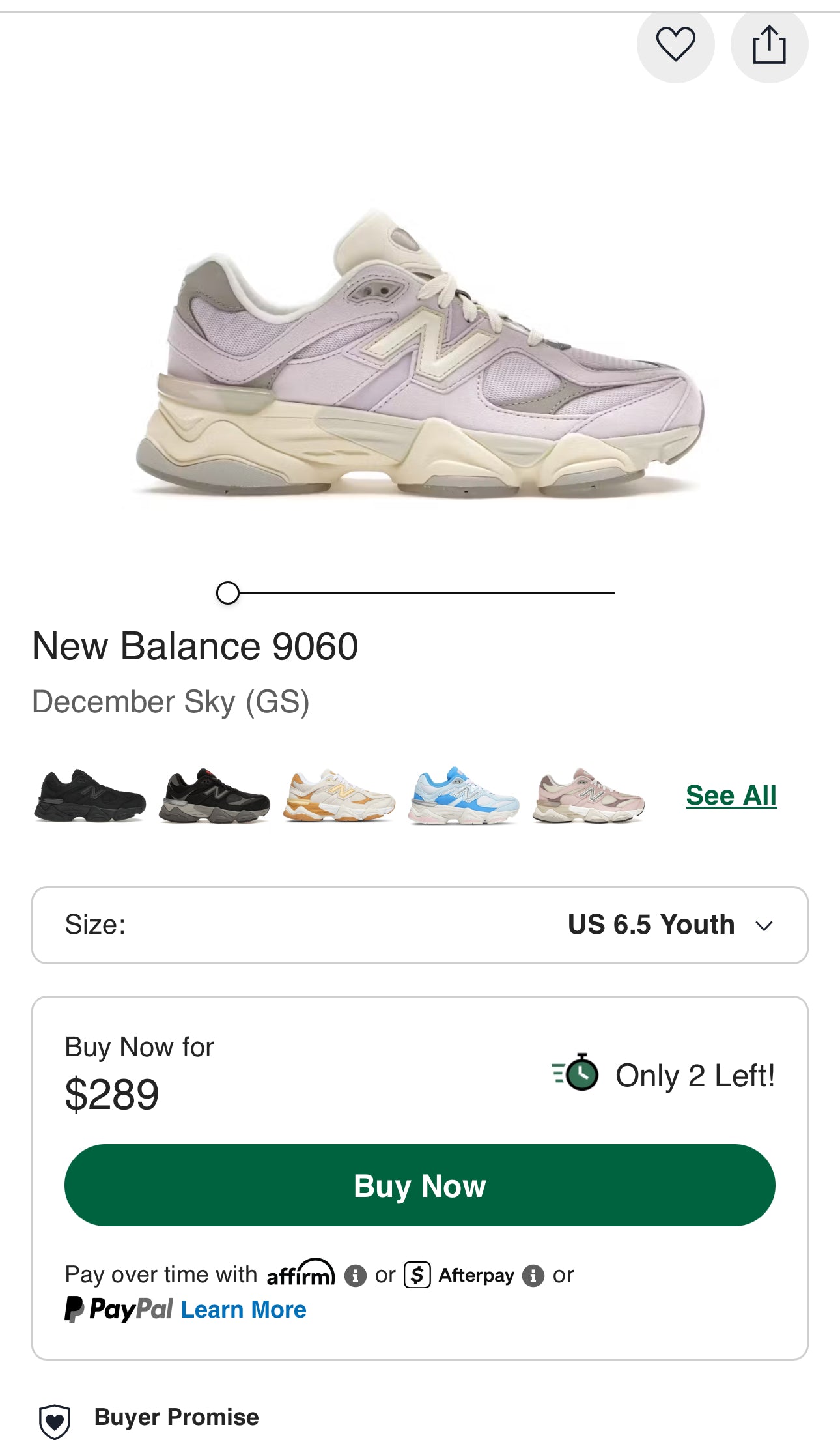 New Balance December Sky